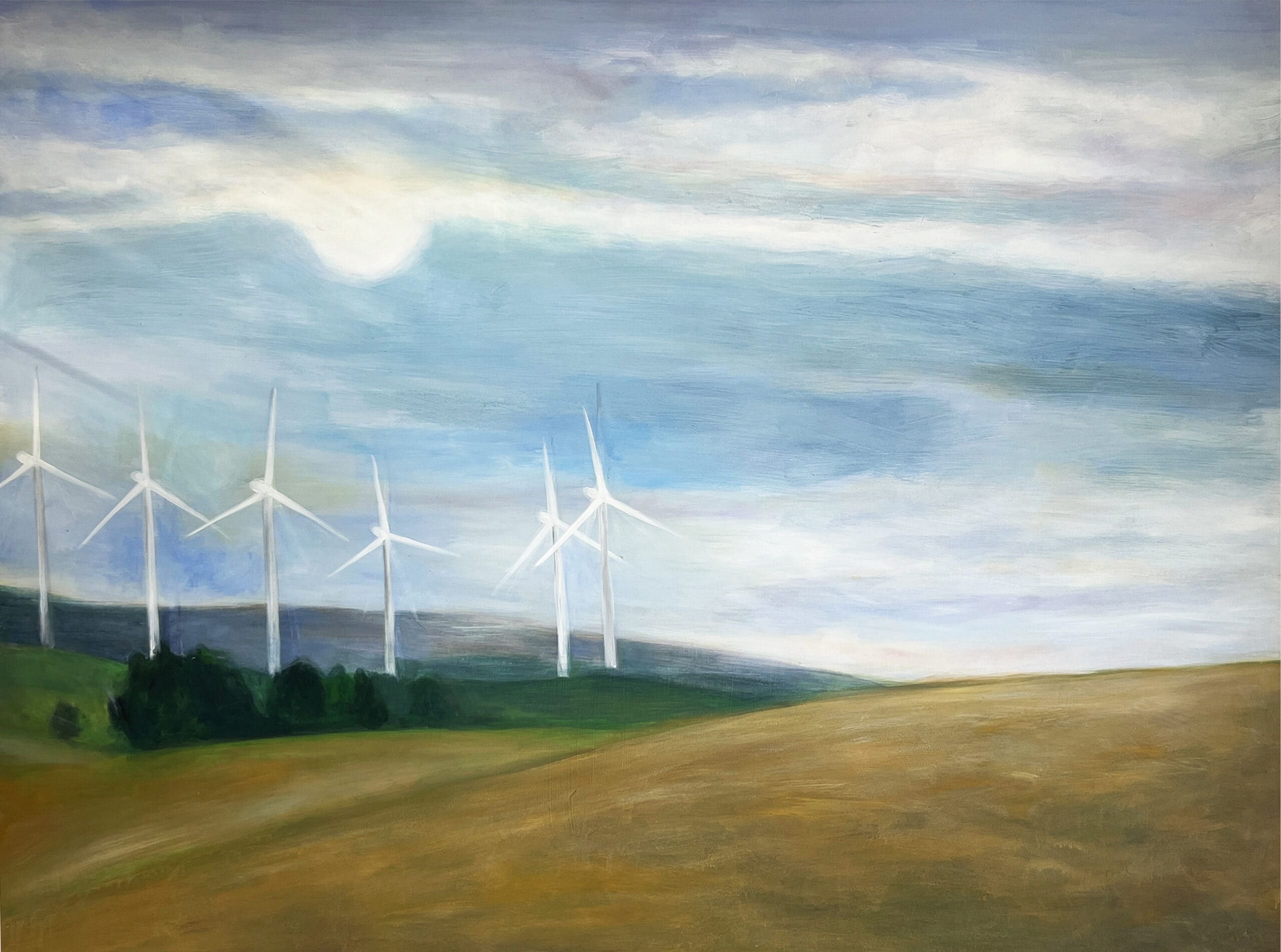 landscape-painting-field-with-wind-power-commission-painting-by-artist