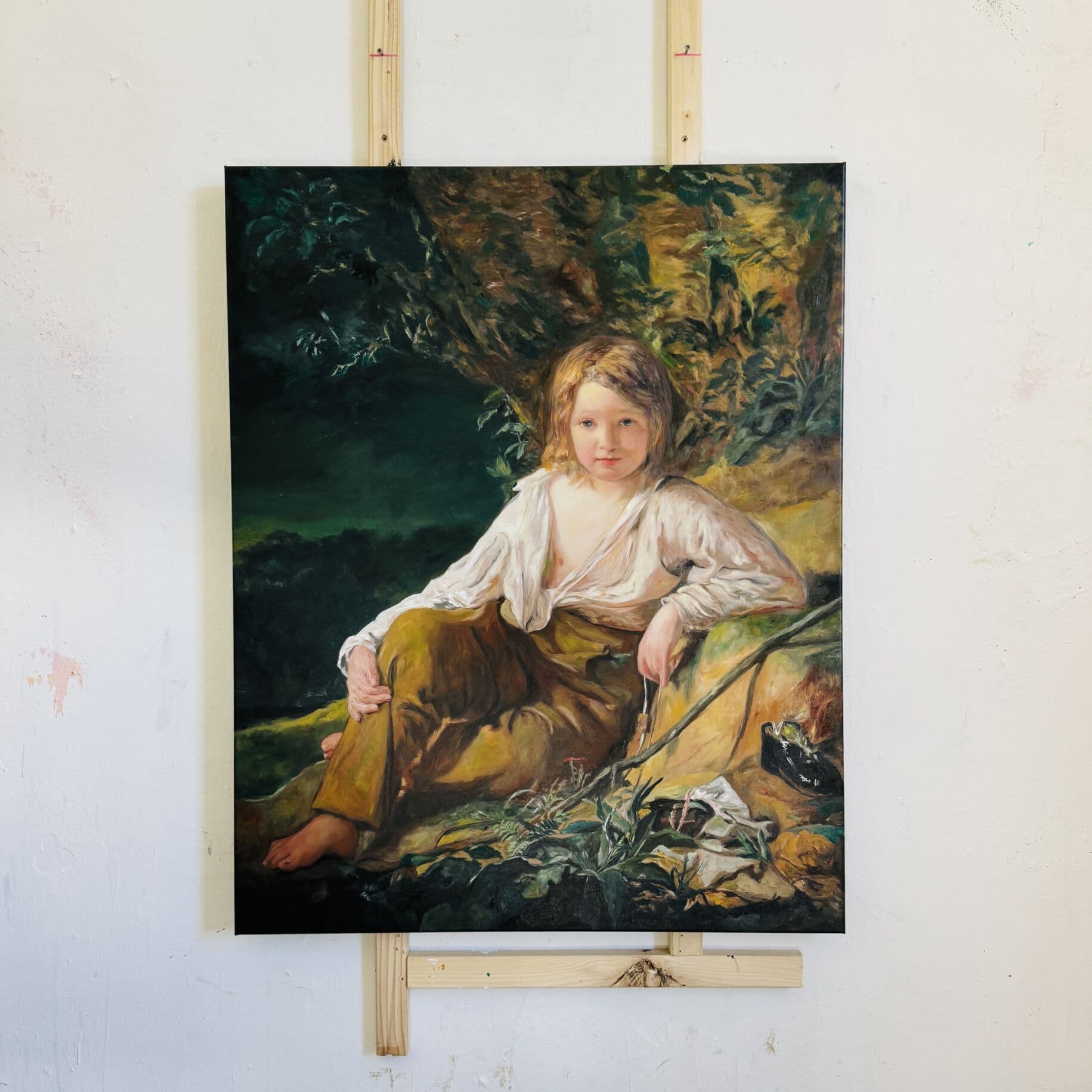 Art reproduction and copies – Romantic painting of a young man