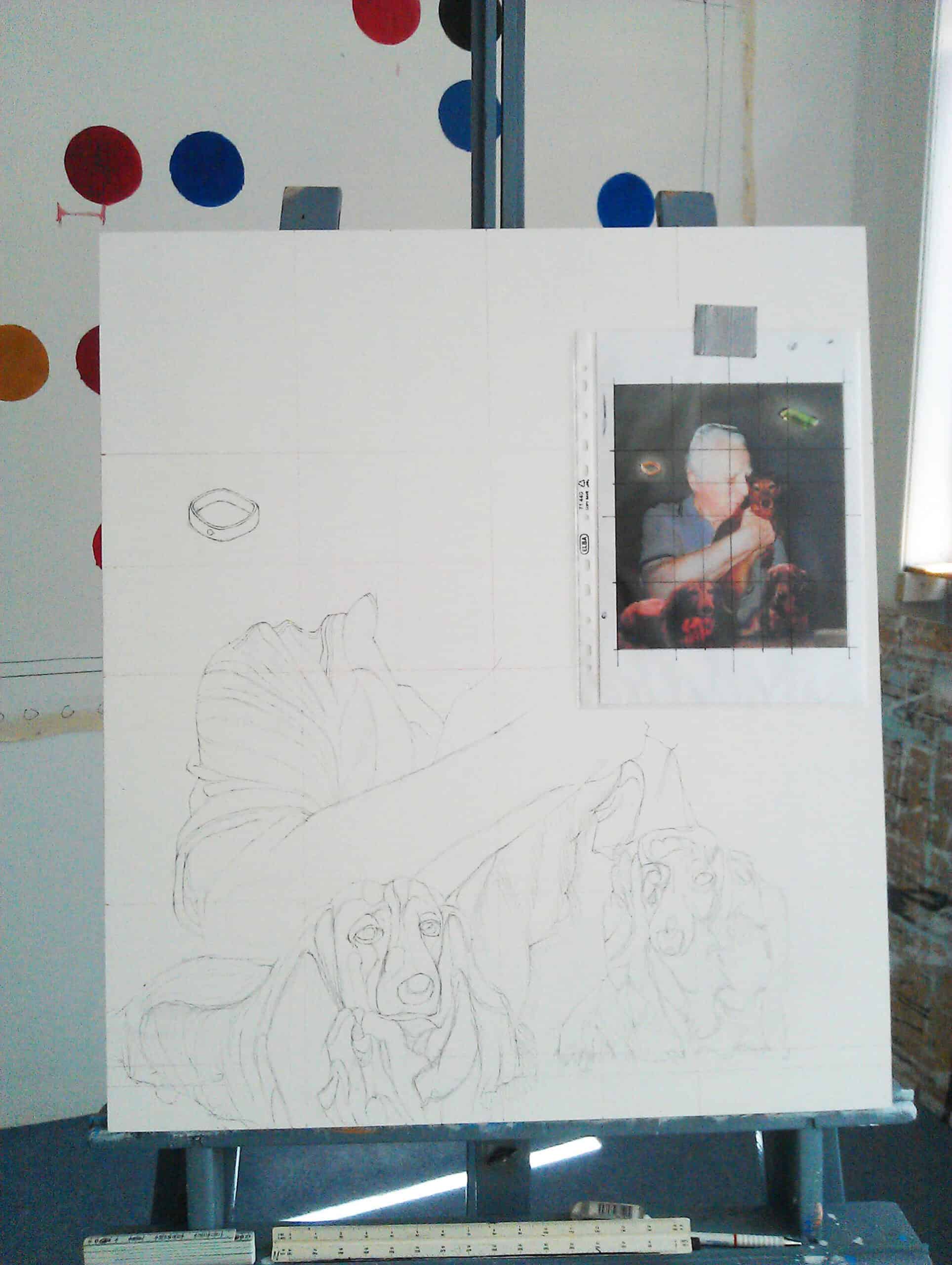 How a Realistic Portrait Painting Is Created Drawing