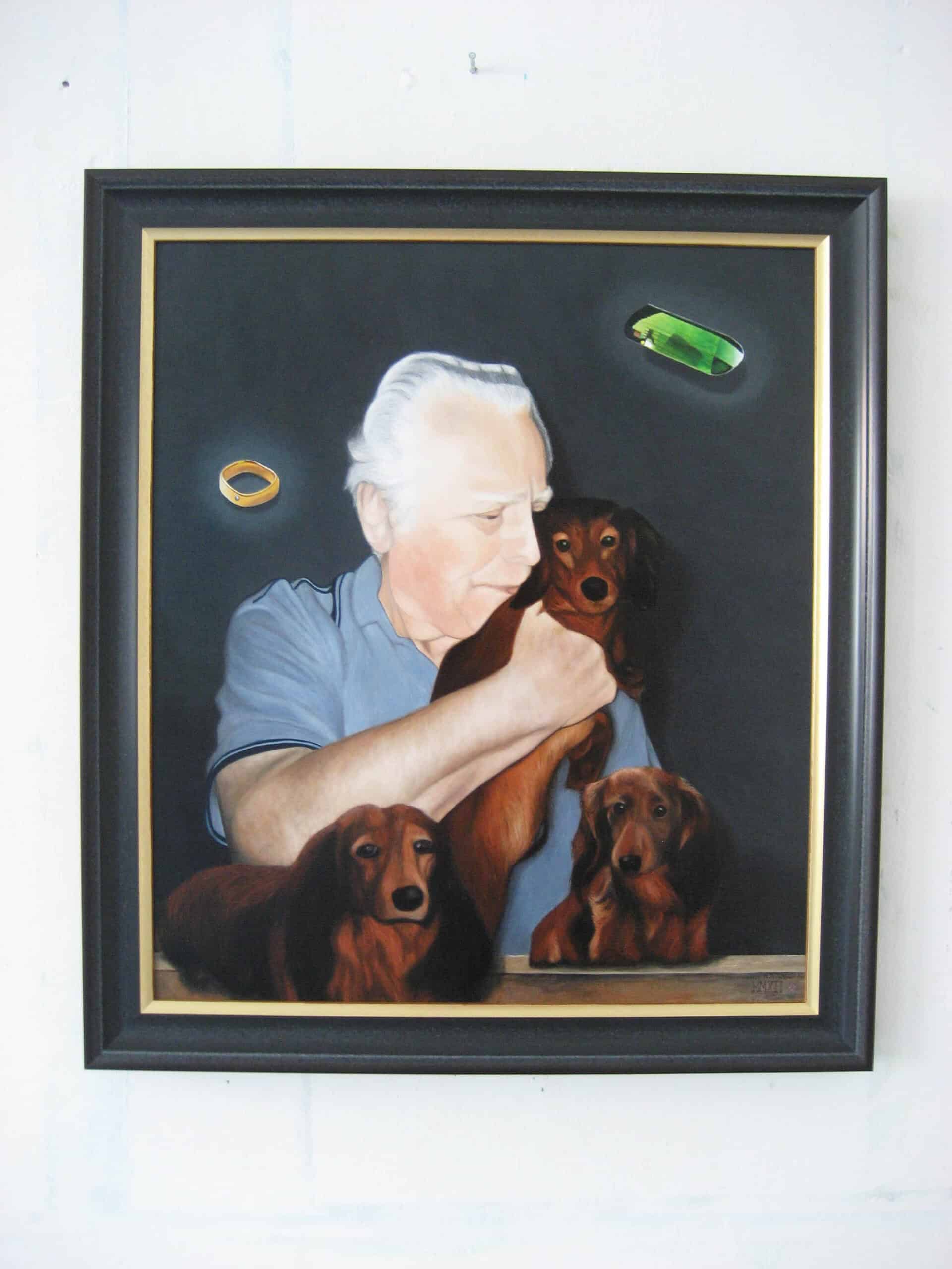 How a Realistic Portrait Painting Is Created the finish