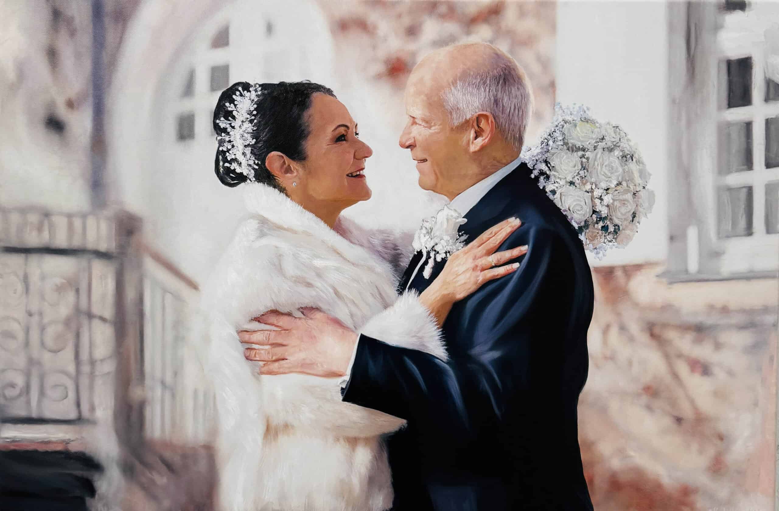 Wedding Portrait Painting Commissions - Nikolaus Kriese Fine Art