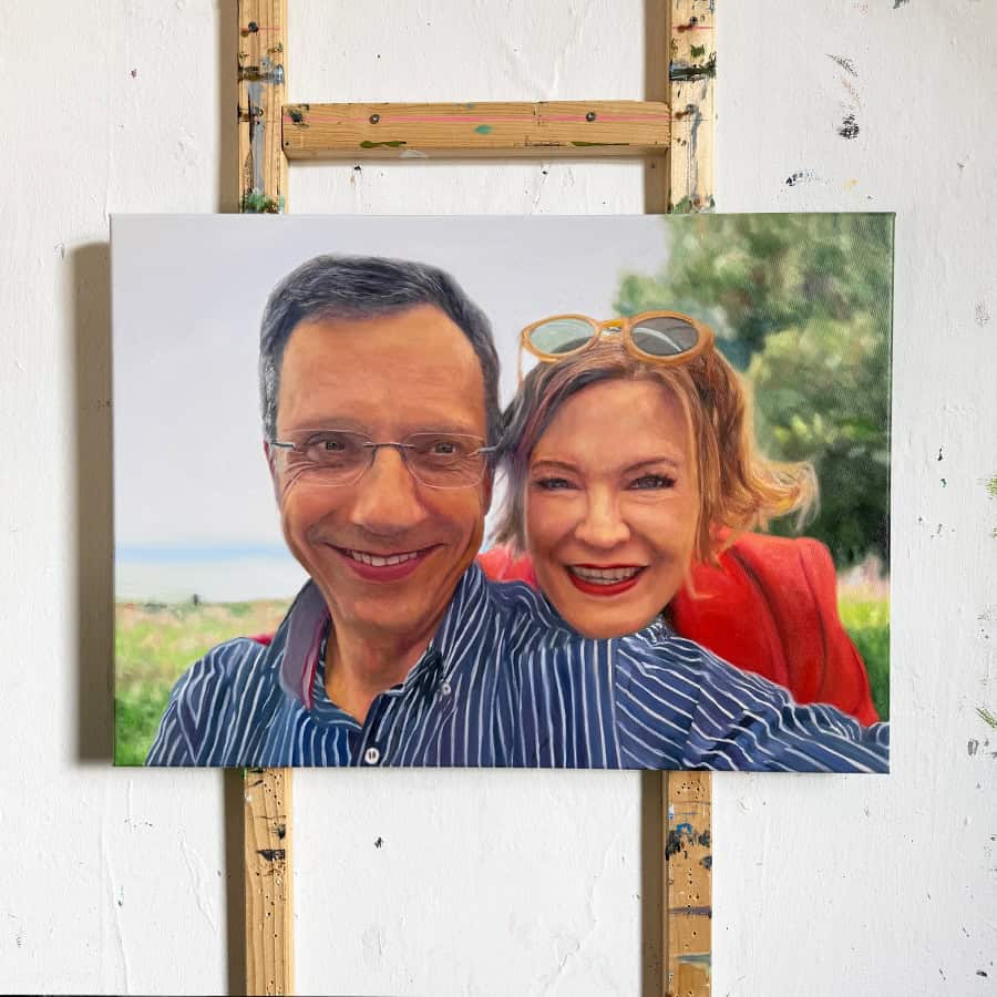 Portrait Painting on Canvas