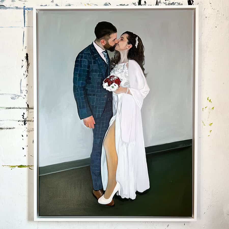 wedding portrait painting commission
