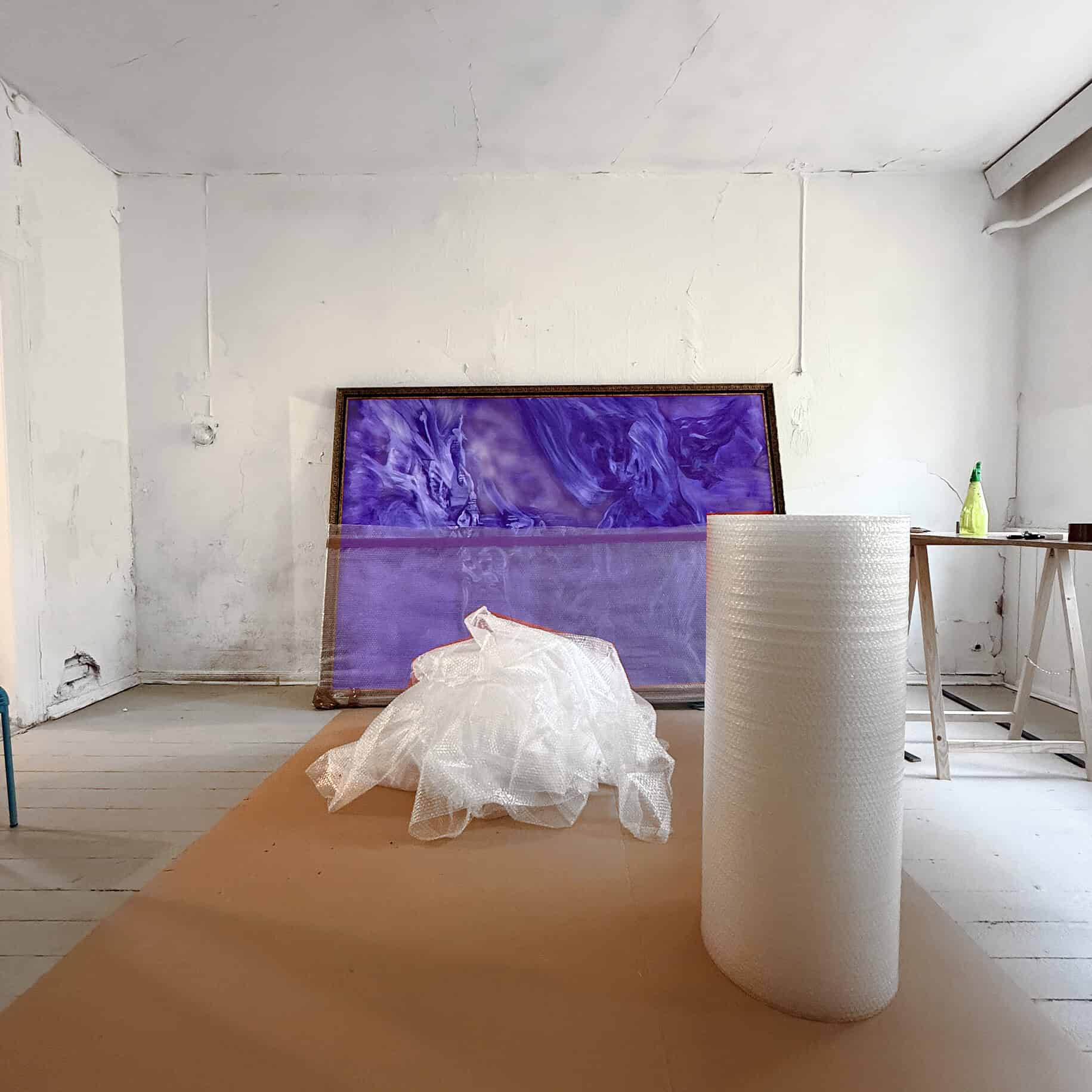 Large-Format Commissioned Art shipping